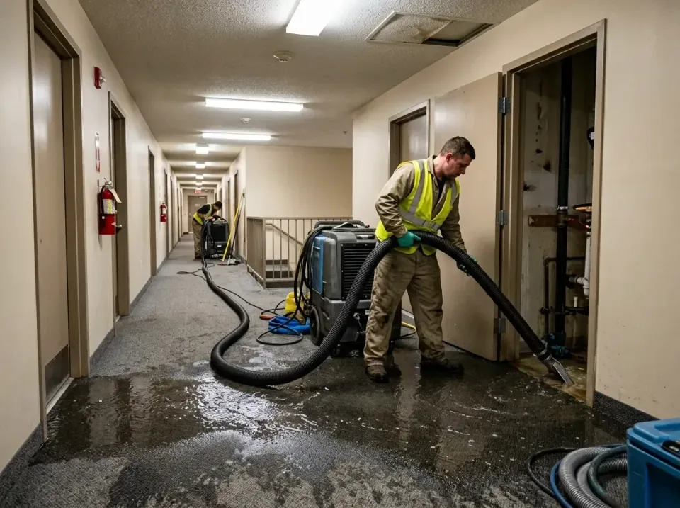 multi-unit-apartment-hallway-f-005 — frequently asked questions, Emergency Burst Pipe Water Extraction & Removal in Mayfield…